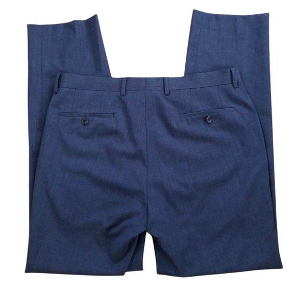 Michael Kors Men's Blue Wool Luxury Dress‎ Trouser Pants Size 34 - Picture 5 of 8